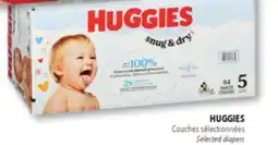 Familiprix HUGGIES, Selected diapers offer