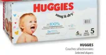 Familiprix HUGGIES, Selected diapers offer