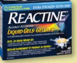 Familiprix REACTINE, Selected products offer