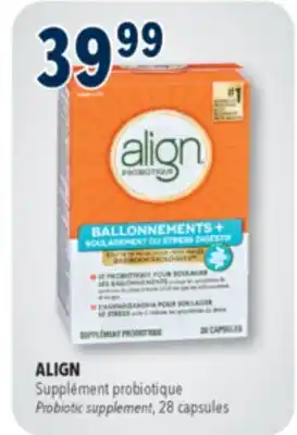Familiprix Align probiotic bloating + digestive stress relief 28un offer
