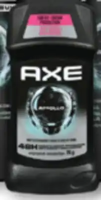 Familiprix Axe Apollo antiperspirant stick offer
