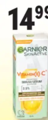 Familiprix Garnier SkinActive Vitamin-C brightening serum for even and smoother skin offer