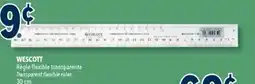 Familiprix ACME, Transparent flexible ruler, 30 cm offer