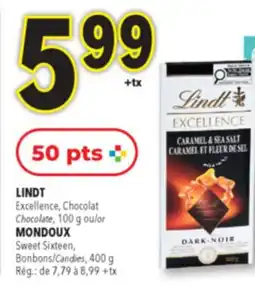 Familiprix LINDT, Excellence, Chocolate offer