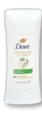 Familiprix DOVE Selected antiperspirants offer