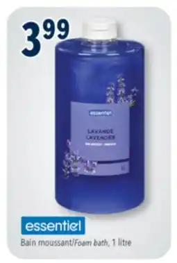 Familiprix Essentiel foam bath lavender offer