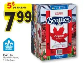 Familiprix SCOTTIES, Tissues, 9 packs offer