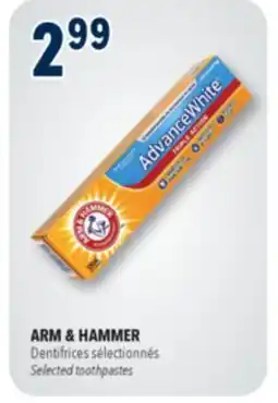 Familiprix Arm & Hammer Advance White triple action winter mint toothpaste offer