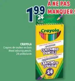 Familiprix CRAYOLA, Wood colouring pencils, 24 units offer