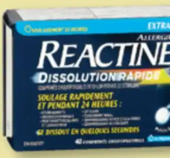Familiprix Reactine extra strength allergy mixed berry dissolving tablets 48un offer