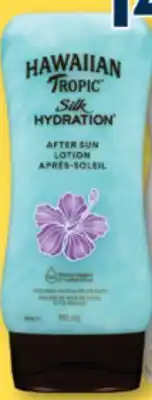 Familiprix Hawaiian Tropic Silk Hydration coconut fragrance after sun lotion offer