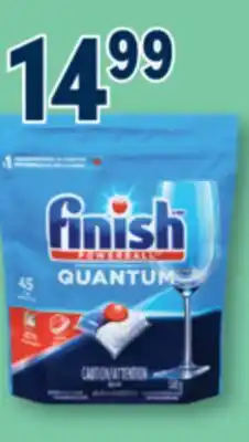 Familiprix Finish Powerball Quantum dishwasher detergent tabs 45un offer