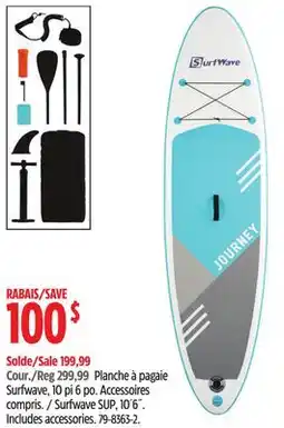 Canadian Tire Surfwave SUP, 10´6˝. Includes accessories offer