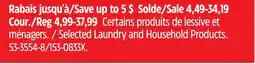 Canadian Tire Selected Laundry and Household Products offer