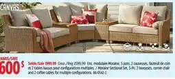 Canadian Tire Moraine Sectional Set, 5-Pc offer