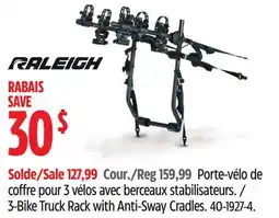 Canadian Tire 3-Bike Truck Rack with Anti-Sway Cradles offer