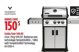 Canadian Tire Vermont Castings BBQ with TempASSURED Technology offer