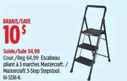 Canadian Tire Mastercraft 3-Step Stepstool offer