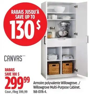 Canadian Tire Canvas Willowgrove Multi-Purpose Cabinet offer