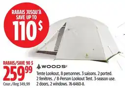 Canadian Tire 8-Person Lookout Tent offer