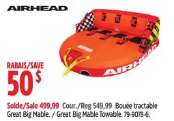 Canadian Tire Airhead Great Big Mable Towable offer