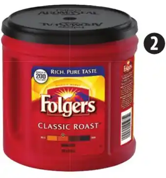 Canadian Tire Folgers Classic Roast Coffee offer