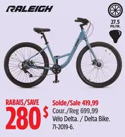 Canadian Tire Delta Bike offer