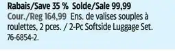 Canadian Tire 2-Pc Softside Luggage Set offer