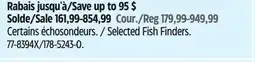 Canadian Tire Garmin Selected Fish Finders offer