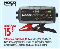 Canadian Tire BOOST Jump Starters offer