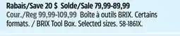 Canadian Tire Maximum BRIX Tool Box offer