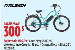 Canadian Tire RALEIGH Oceania Electric Bike, 26˝ offer