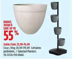 Canadian Tire Selected Planters offer