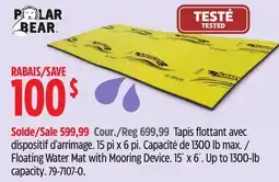 Canadian Tire Floating Water Mat with Mooring Device offer