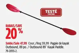 Canadian Tire Outbound 89˝ Kayak Paddle offer