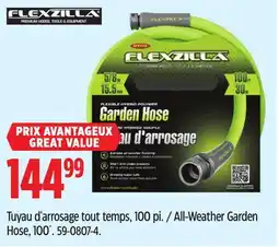 Canadian Tire Flexzilla All-Weather Garden Hose offer
