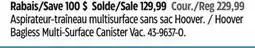 Canadian Tire Hoover Bagless Multi-Surface Canister Vac offer