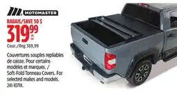 Canadian Tire MotoMaster Soft-Fold Tonneau Covers offer