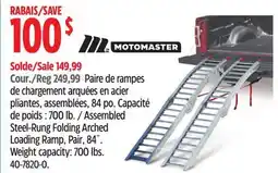 Canadian Tire Assembled Steel-Rung Folding Arched Loading Ramp, Pair, 84˝ offer