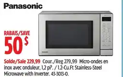 Canadian Tire 1.2-Cu.Ft Stainless-Steel Microwave with Inverter offer
