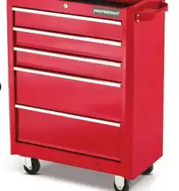 Canadian Tire Mastercraft 4˝ 5-Drawer Tool Cabinet.400-lb caster capacity offer