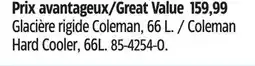 Canadian Tire Coleman Hard Cooler offer