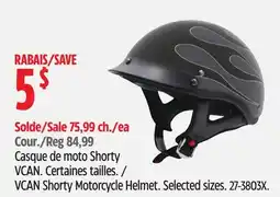 Canadian Tire VCAN Shorty Motorcycle Helmet offer