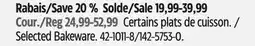 Canadian Tire Selected Bakeware offer