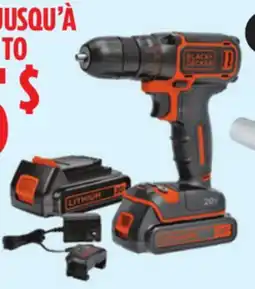 Canadian Tire BLACK+DECKER 20V Li-Ion 3⁄8˝ Drill Kit offer