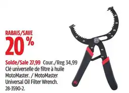 Canadian Tire MotoMaster Universal Oil Filter Wrench offer