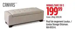 Canadian Tire Louisa Storage Ottoman offer