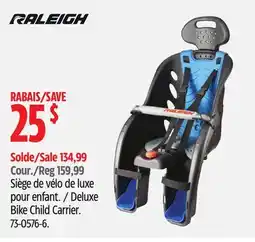 Canadian Tire Deluxe Bike Child Carrier offer