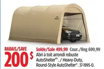 Canadian Tire Heavy-Duty, Round-Style AutoShelter offer