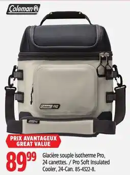 Canadian Tire Coleman Pro Soft Insulated Cooler, 24-Can offer